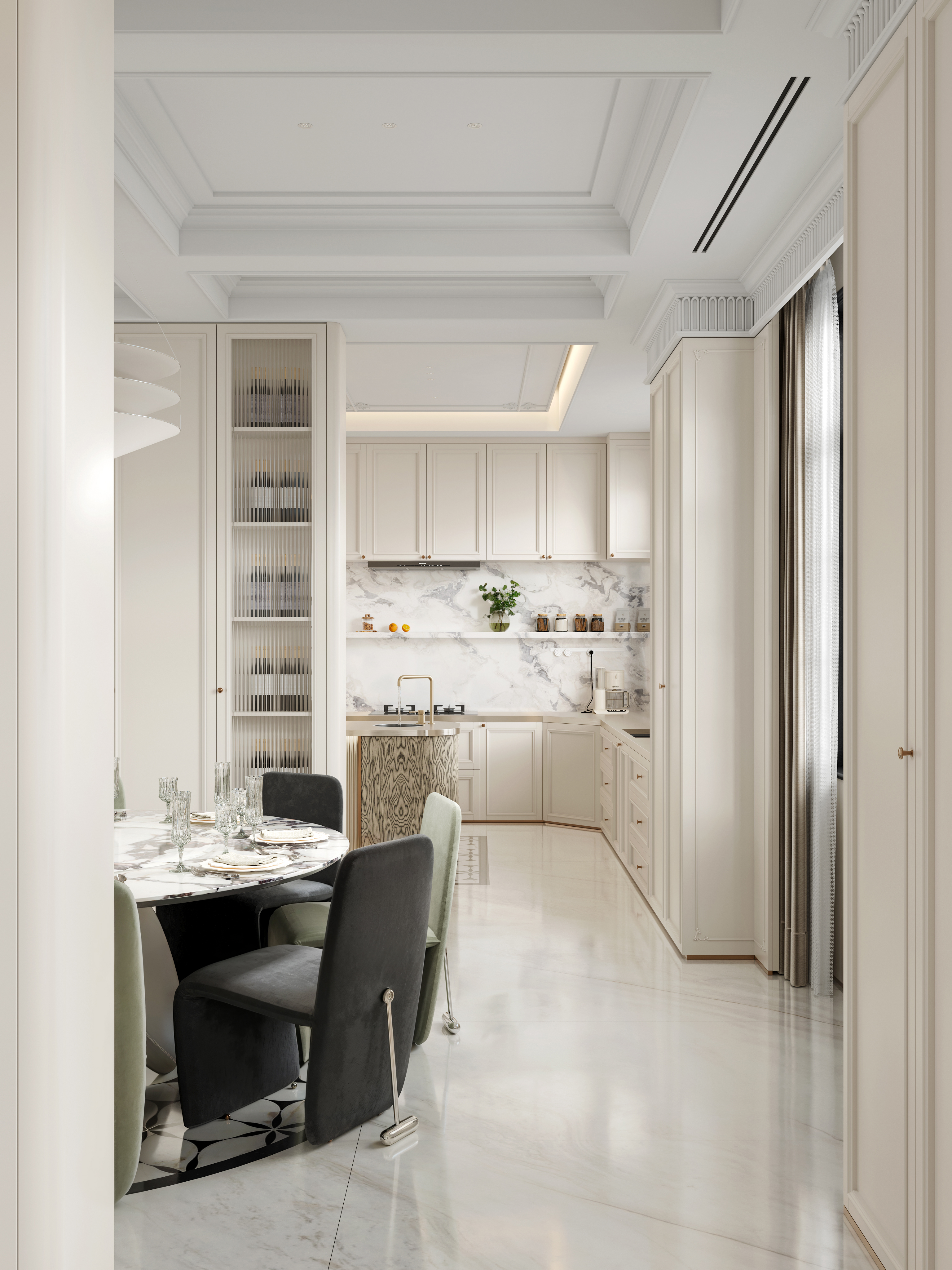 法式别墅 法式客厅 法式装修-12