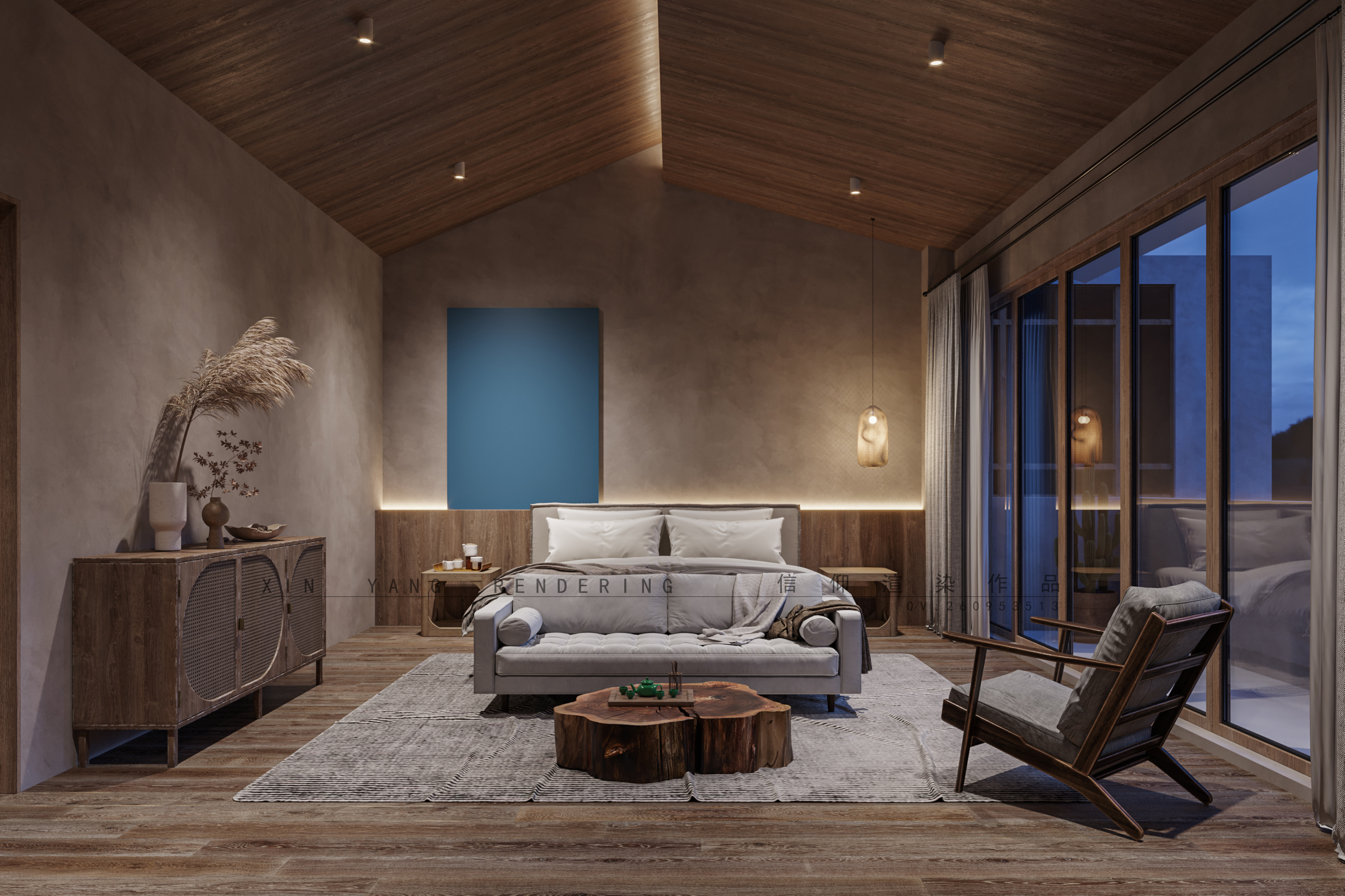 《隐秘》民宿夜景效果，3Dmax 2016 打造梦幻空间-18