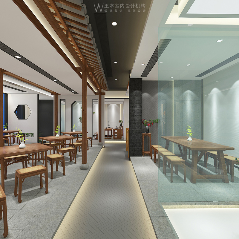 苏式面馆新中式设计丨中国南京丨万中设计王本餐饮空间设计机构-23