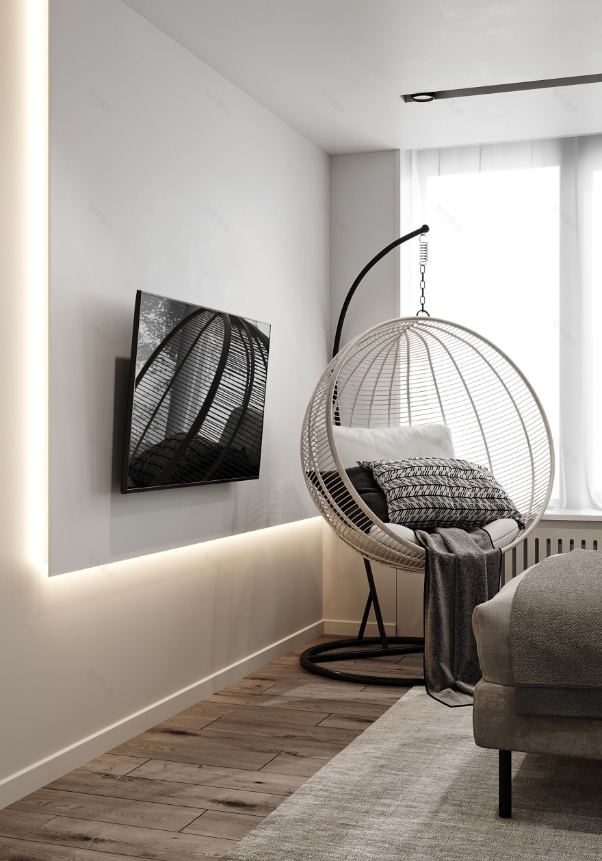 卢茨克的开放式公寓丨乌克兰丨PikulDesign-24