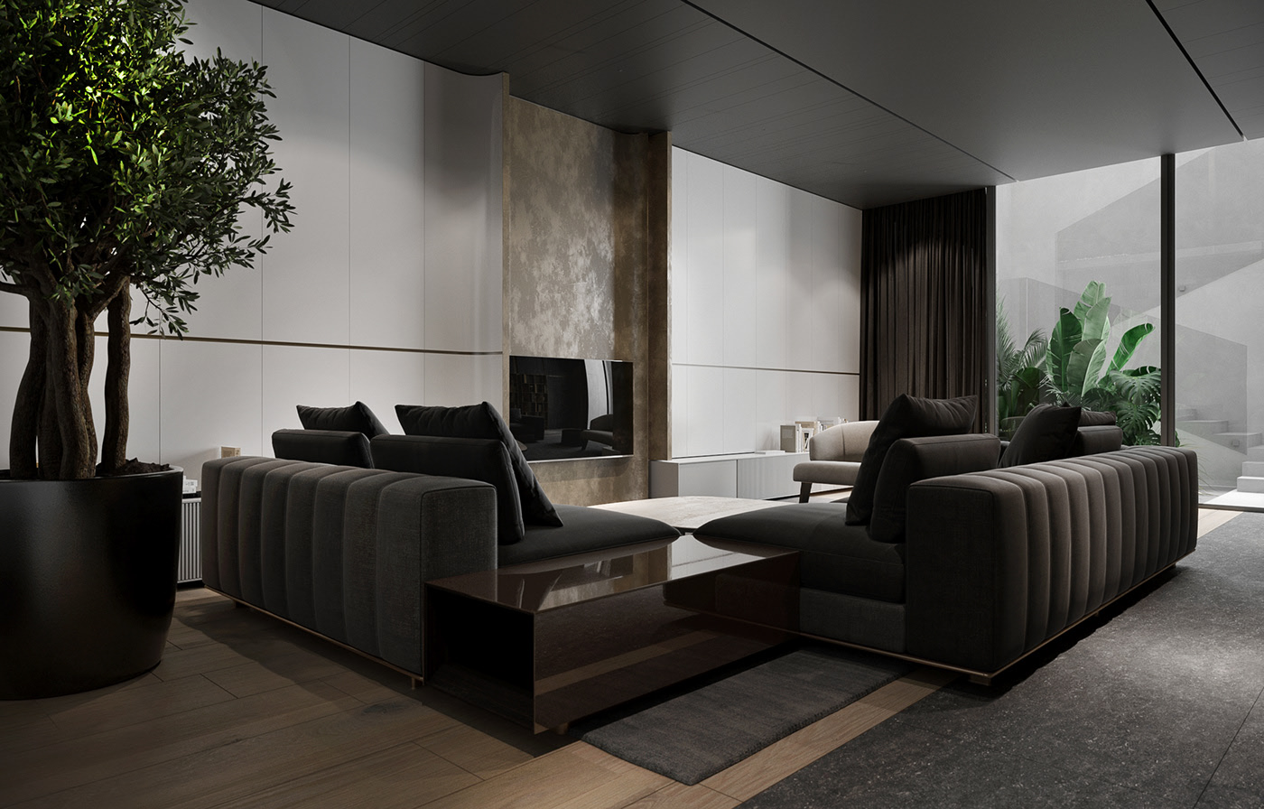 610㎡高级灰色系住宅设计 超精致！-21