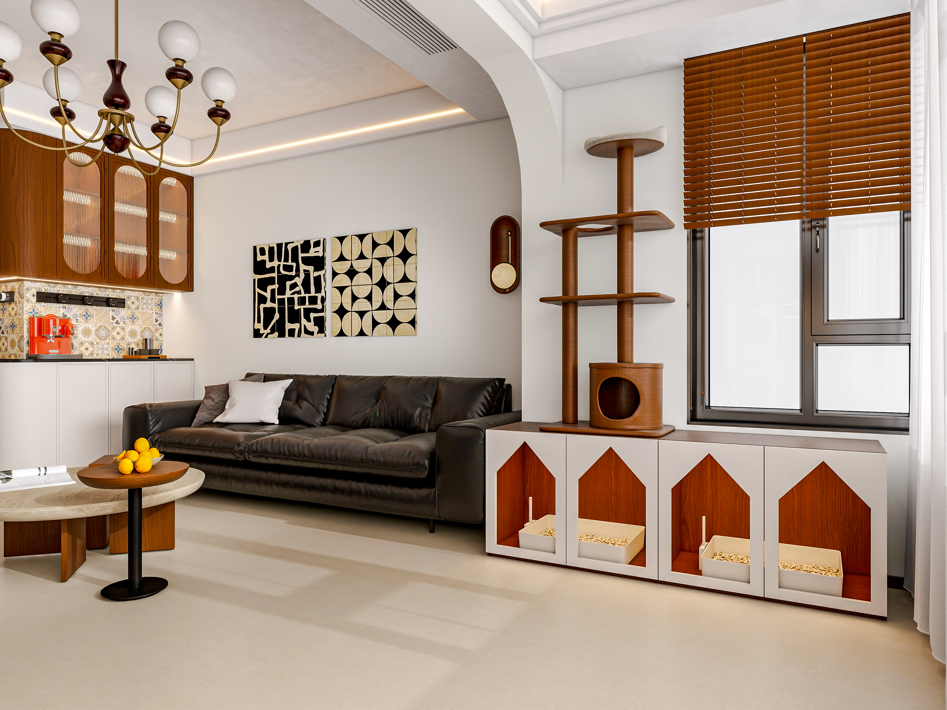 四川成都中海锦江城花涧（109平方中古风三居室）-20