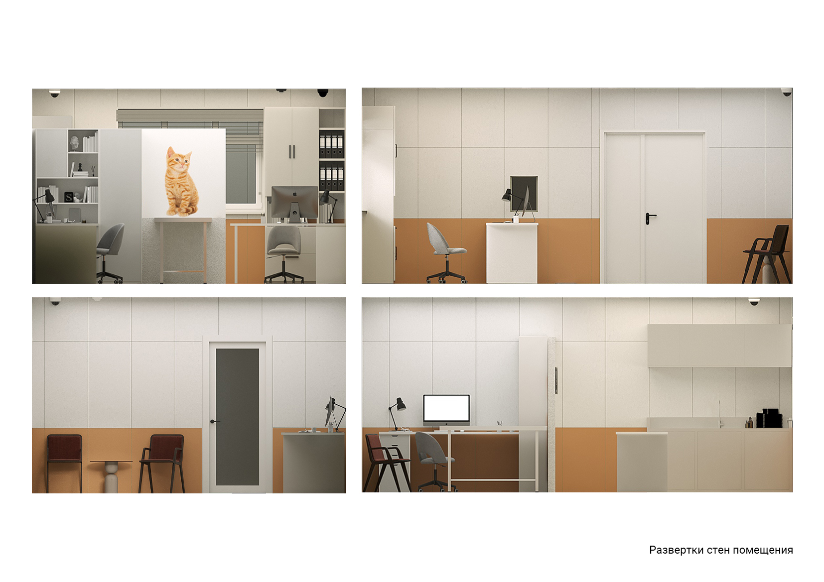 Разработка 3D визуализаций интерьера ветклиники-7