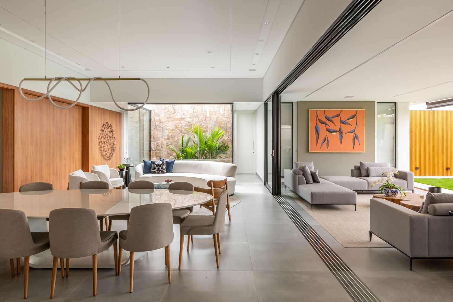 Patio House,现代家庭共享空间设计-7