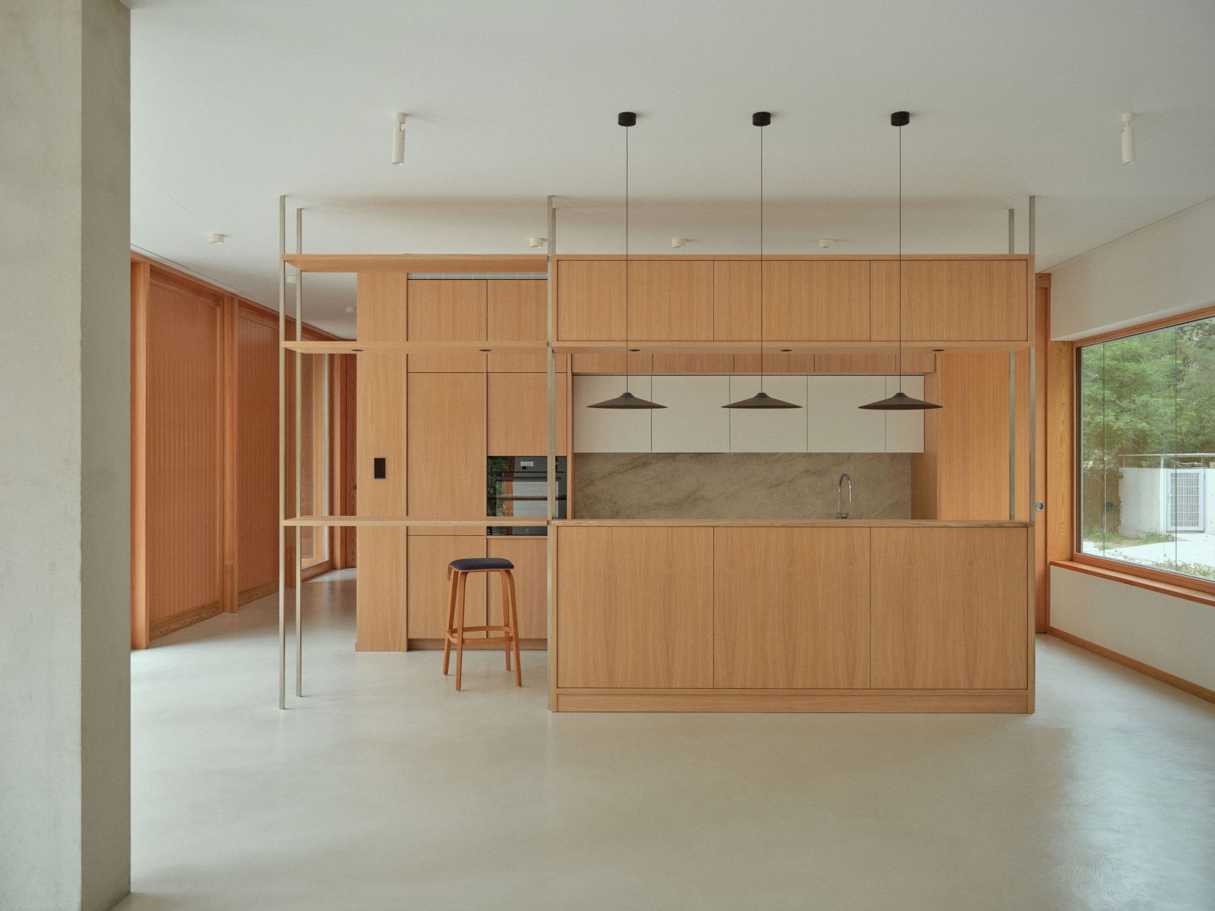 Konstancin带泳池的现代住宅丨波兰华沙丨Ewa Kaszuba-35