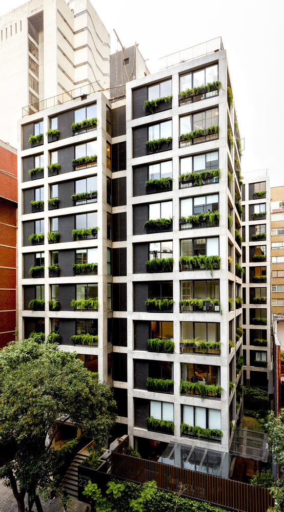 墨西哥城 BP 塔 · 开放,绿色,共享的生活空间-41