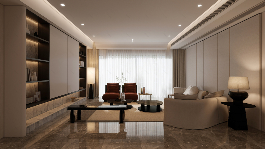 凤栖云庐#1301室样板间方案-6