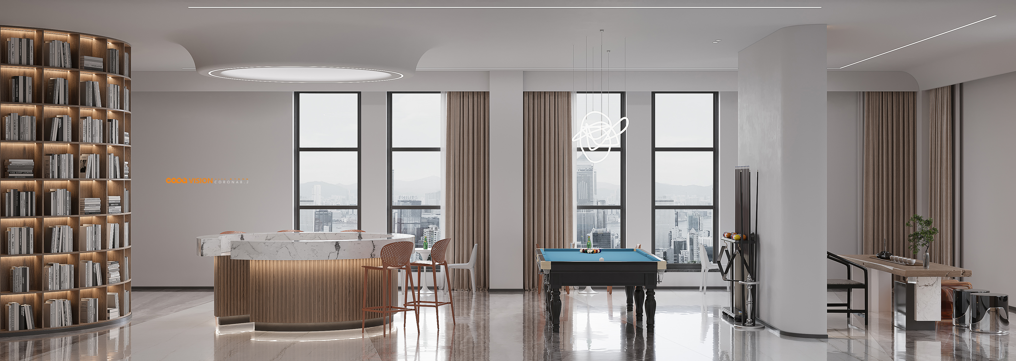 2022 年中下旬工装效果图表现作品丨靠背视觉-34