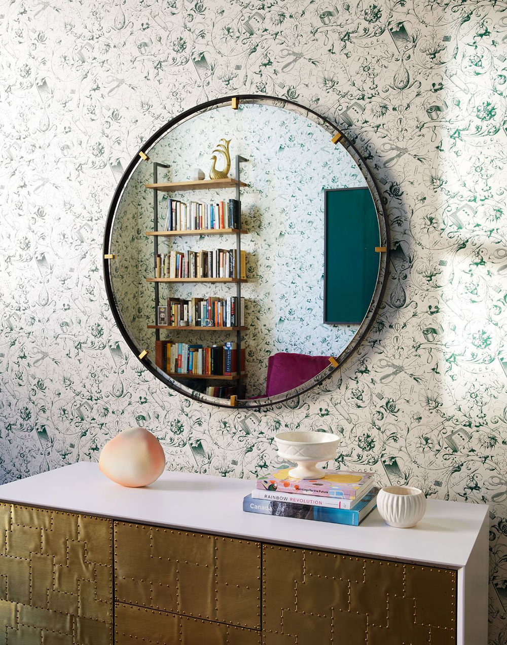 纽约活力四溢的彩色阁楼之家-10