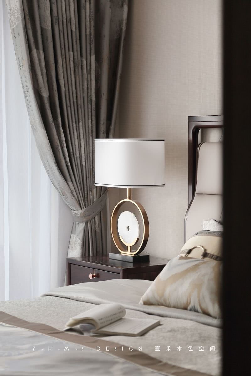 《江南·烟雨》现代中式家居丨壹禾木色空间-19