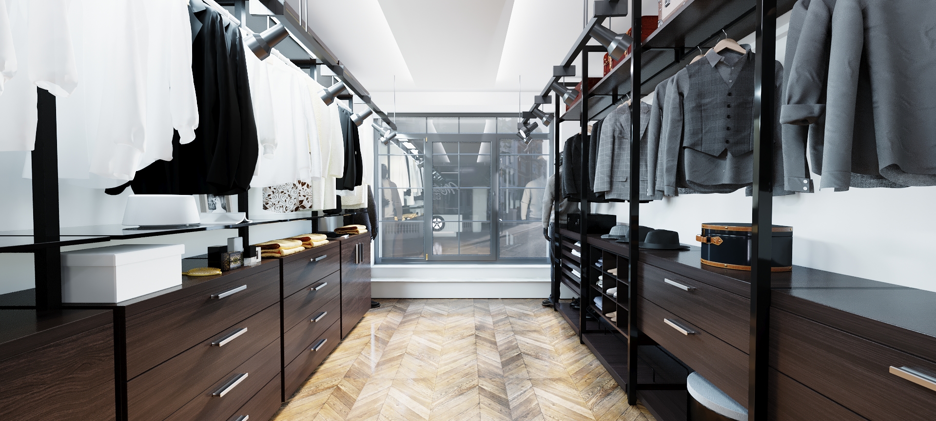 Дизайн магазина мужской одежды-4