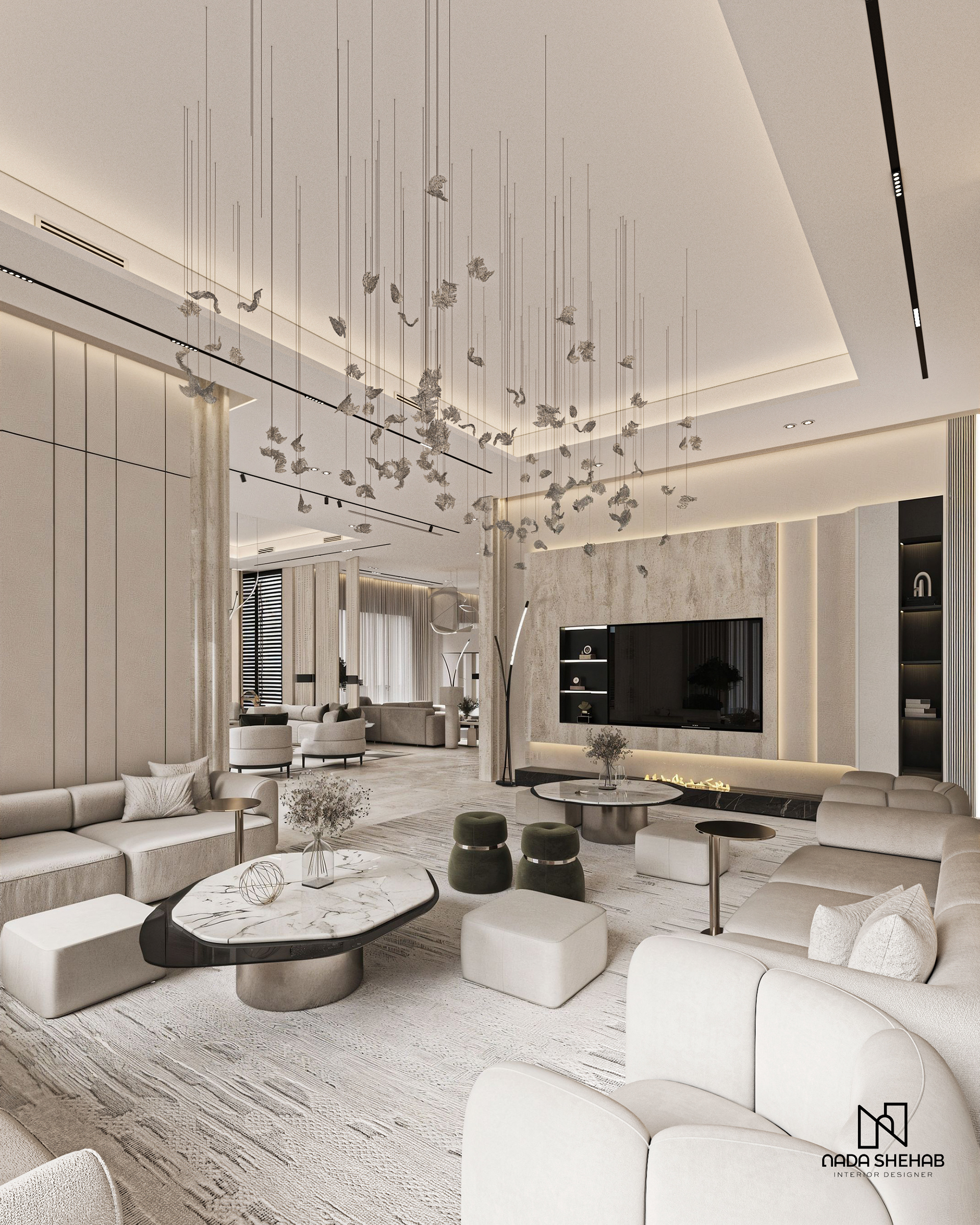 开放式起居空间 开放式接待区-8