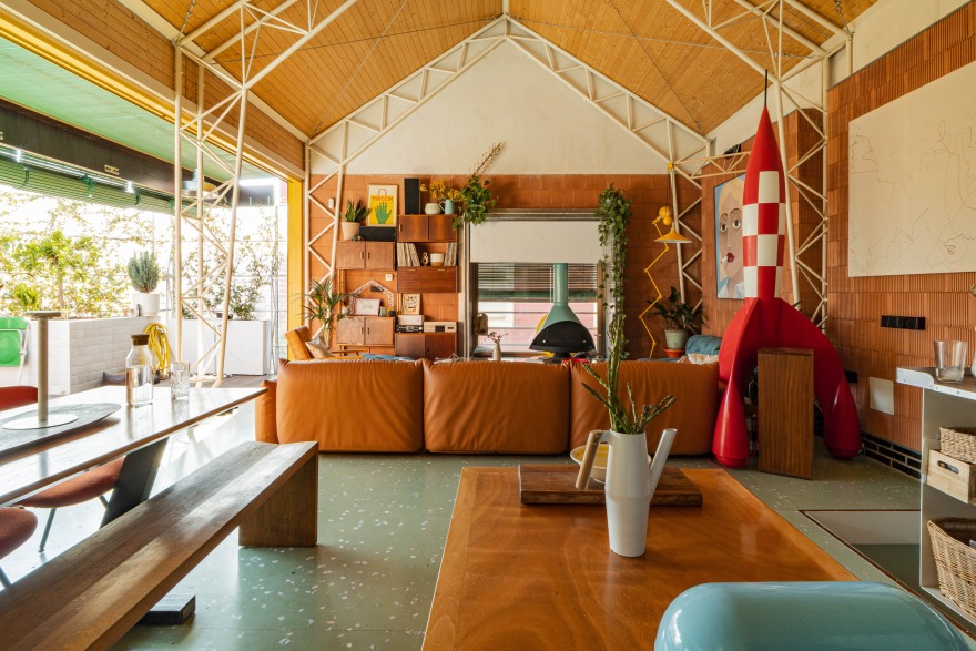 70 年代复古风别墅设计丨西班牙马德里丨CDP Studio-20