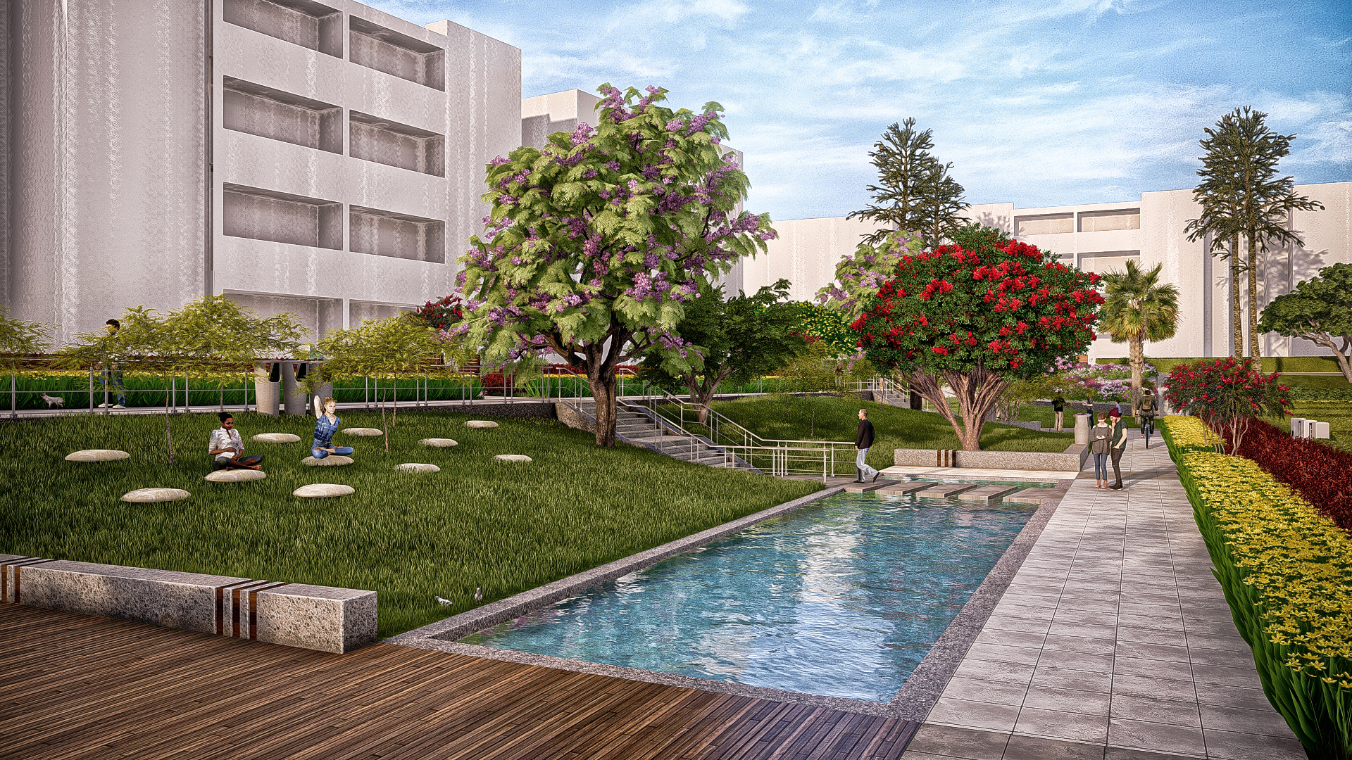 新开罗住宅小区口袋公园设计丨埃及开罗丨Salwa Maherez-11