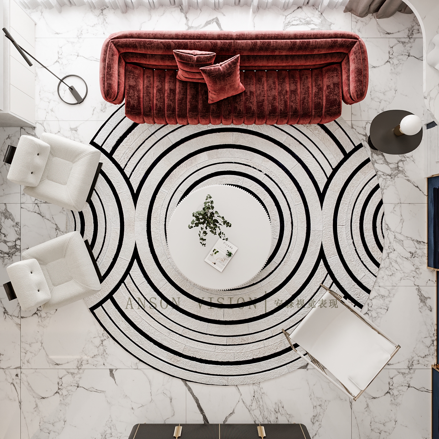 明净法式客餐厅丨Ansonvision-11