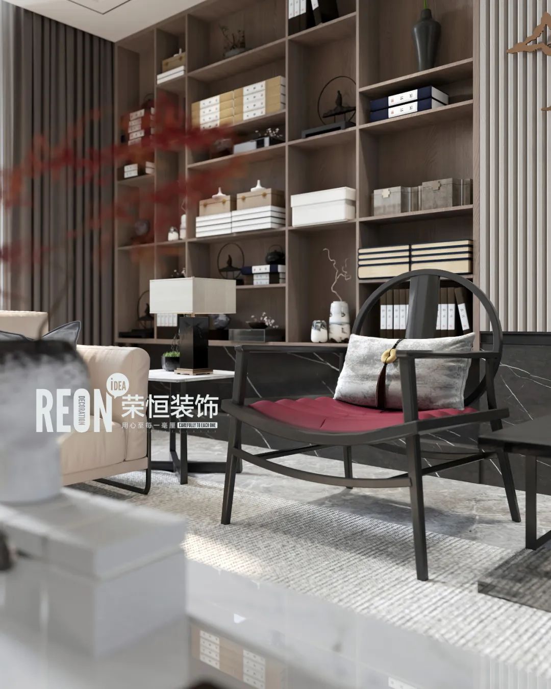 新黄浦花园 860㎡新中式风,演绎古风新魅力-21