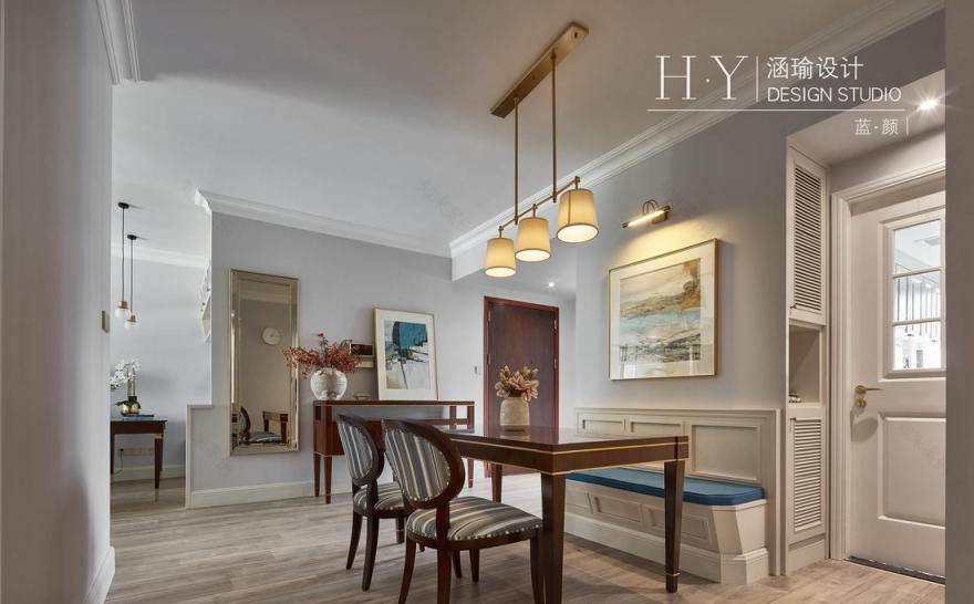 涵瑜设计丨平层书香独韵,盛世蓝颜-20