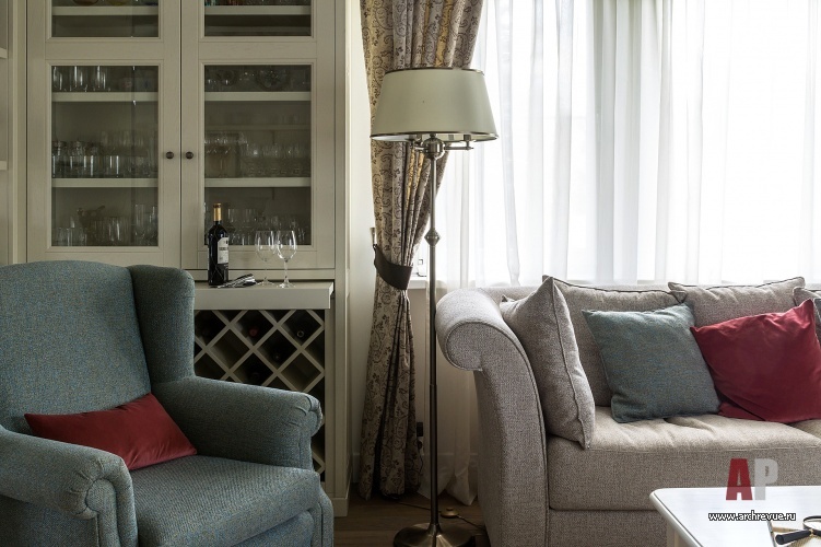 2层别墅室内设计（带坎蒂和普罗旺斯风格元素）丨俄罗斯莫斯科丨Зеленецкая Варвара,Петухова Мария-26