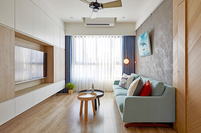 新北 50 平北欧风亲子公寓 | 释放空间，优化动线，增添收纳-8