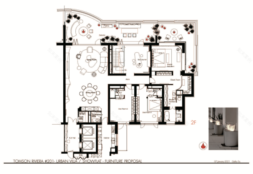 上海汤臣一品 605㎡样板间【十乐】空间设计丨中国上海丨渡边智昭-52