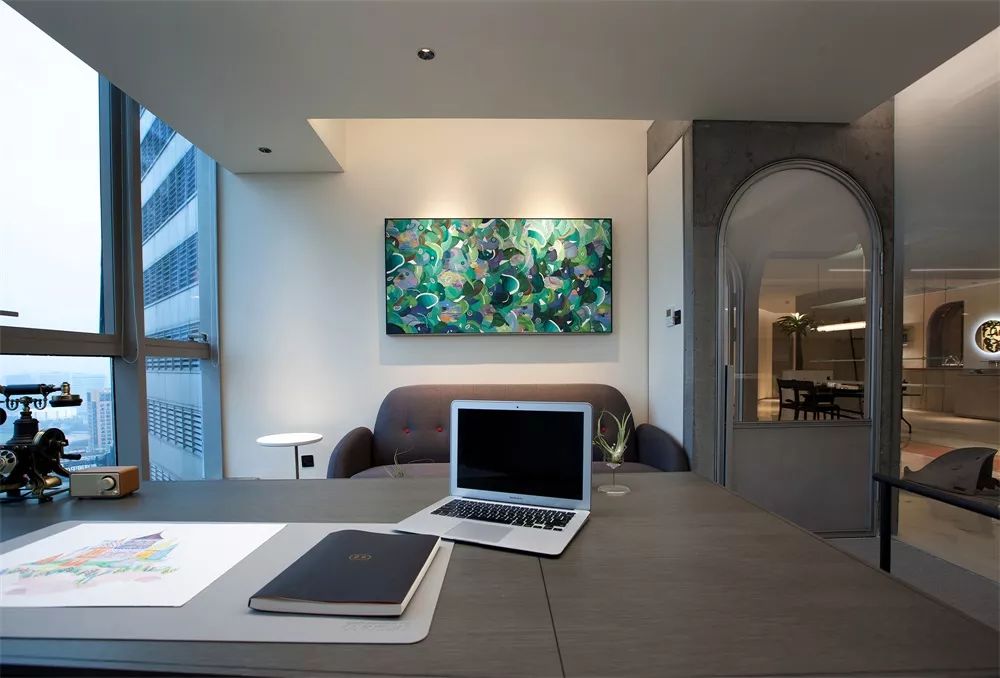 卧野空间设计事务所办公室——自由交流的弧形空间-34