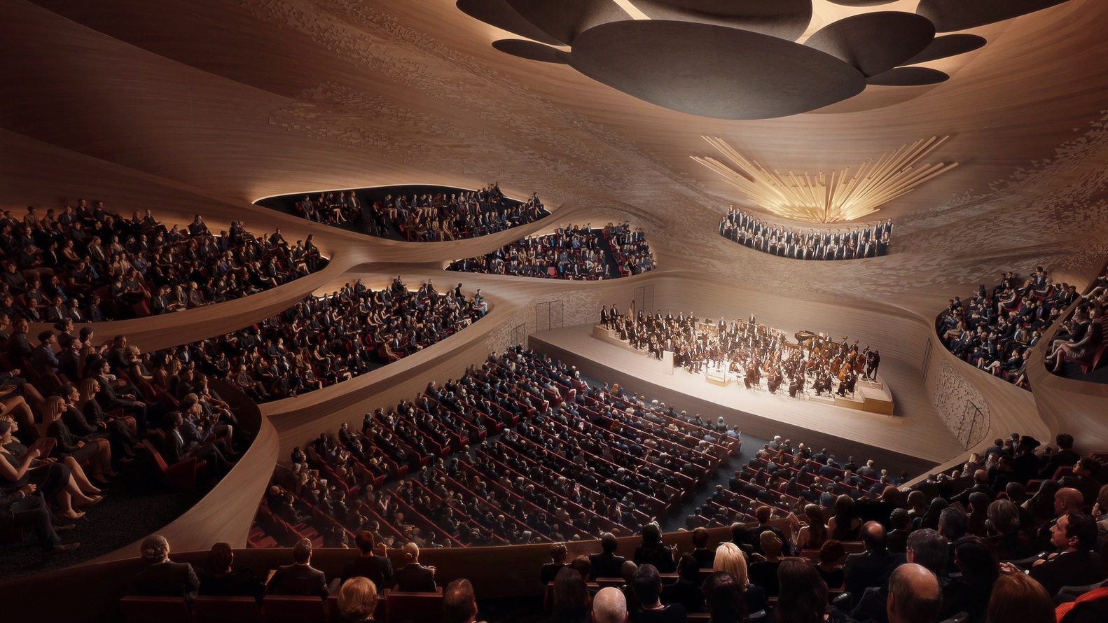 Zaha Hadid Architects Reinterprets Sound Waves for the Sverdlovsk Philharmonic Concert Hall-6