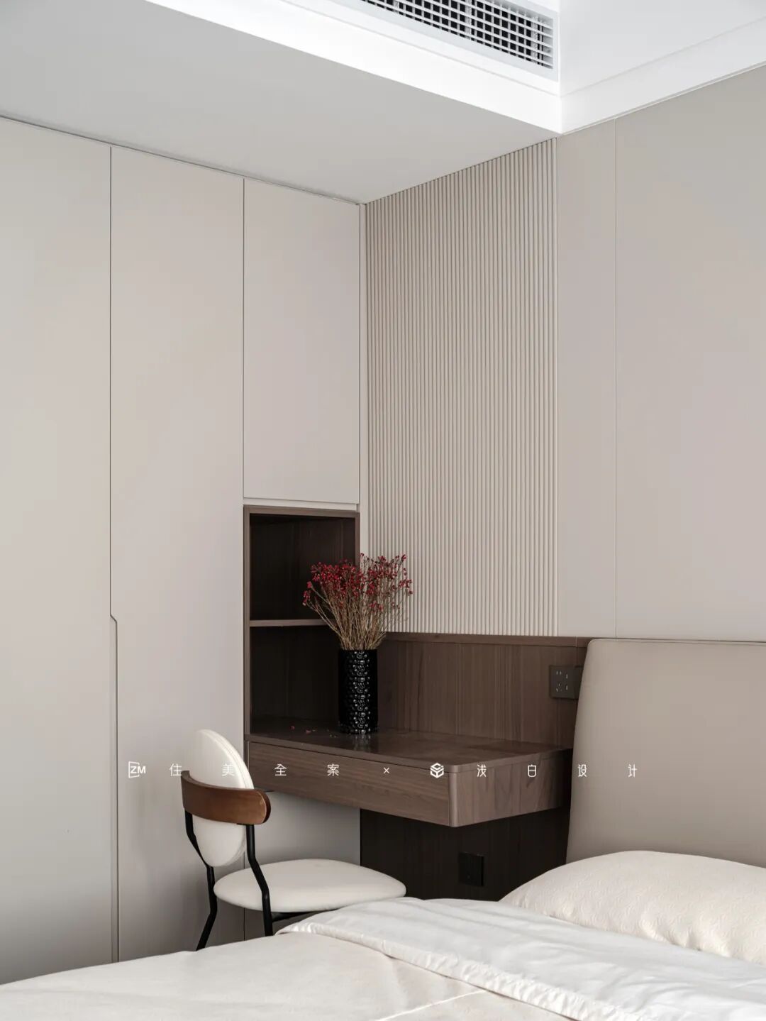 将185㎡精装房雕琢成现代意式质感居所丨住美全案&浅白设计-60