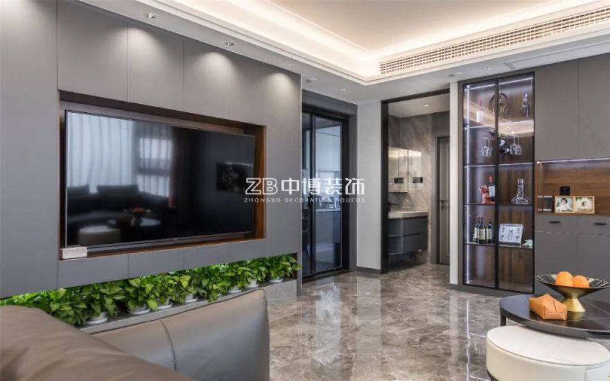 【中博案例】128方现代轻奢,三口之家的小确幸,温馨雅致!-26