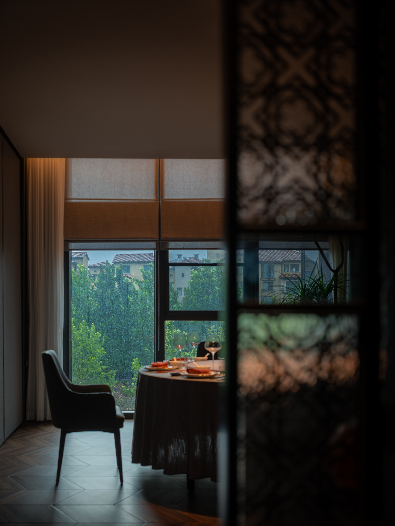 麒麟晟餐厅丨中国郑州丨杭州大相设计-59