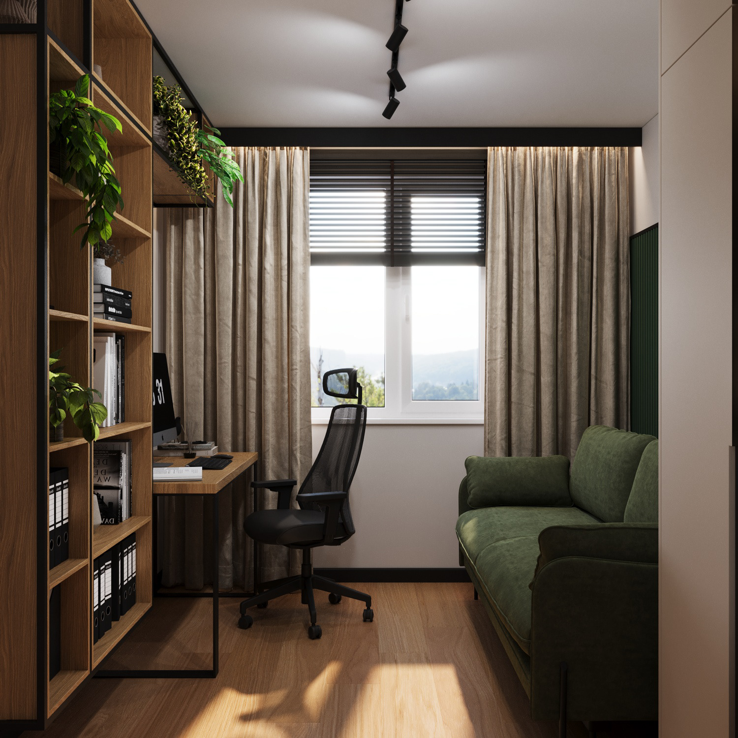 Earthy Elegance两居室公寓可视化项目丨波兰丨@nowakowska_interiors-34