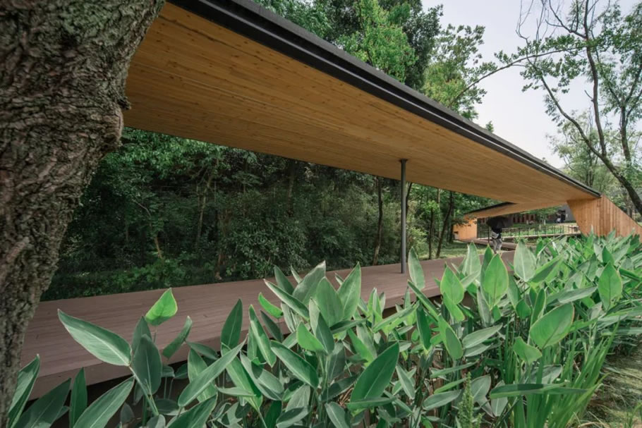 浙江音乐学院「溪上飞檐」丨中国杭州丨line+建筑事务所,gad-141