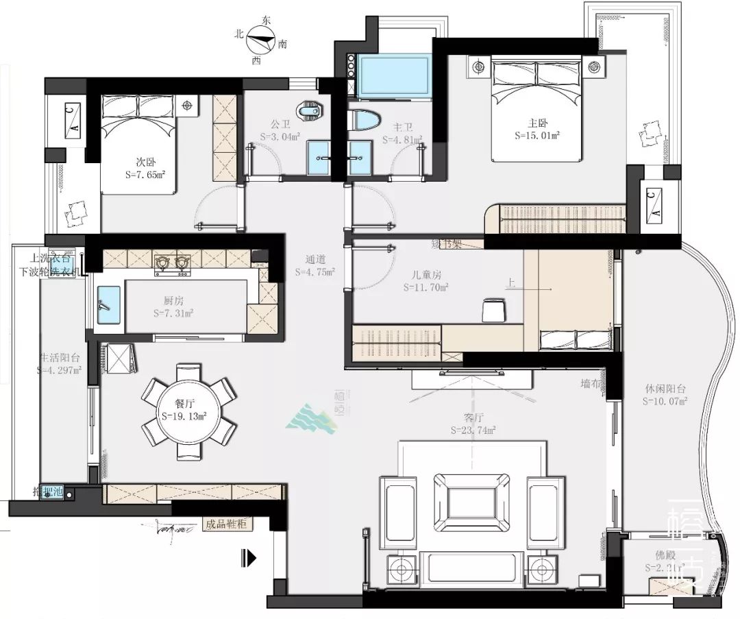 滨江尚都现代简约家居,生活氛围轻松切换-31