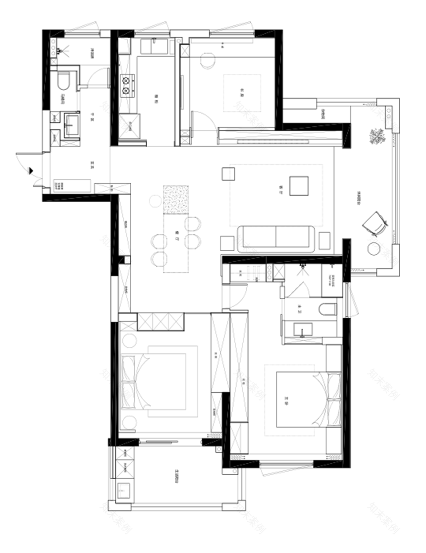 私宅设计|日系原木风,于诗意中慢享生活-172