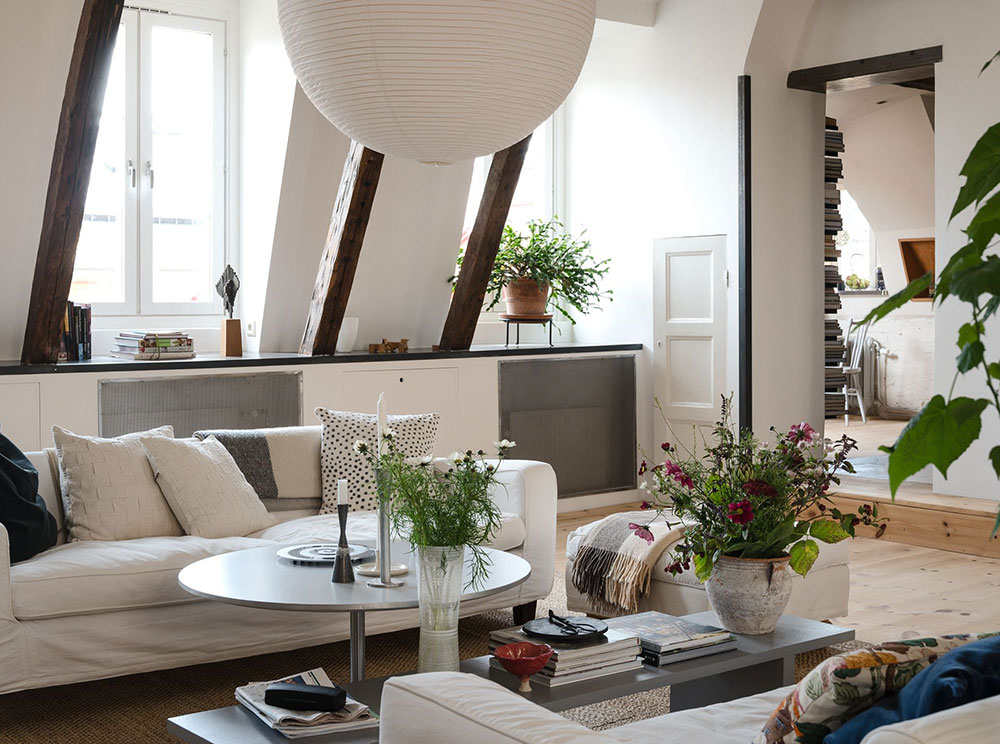 斯德哥尔摩乡村风格顶层公寓-11