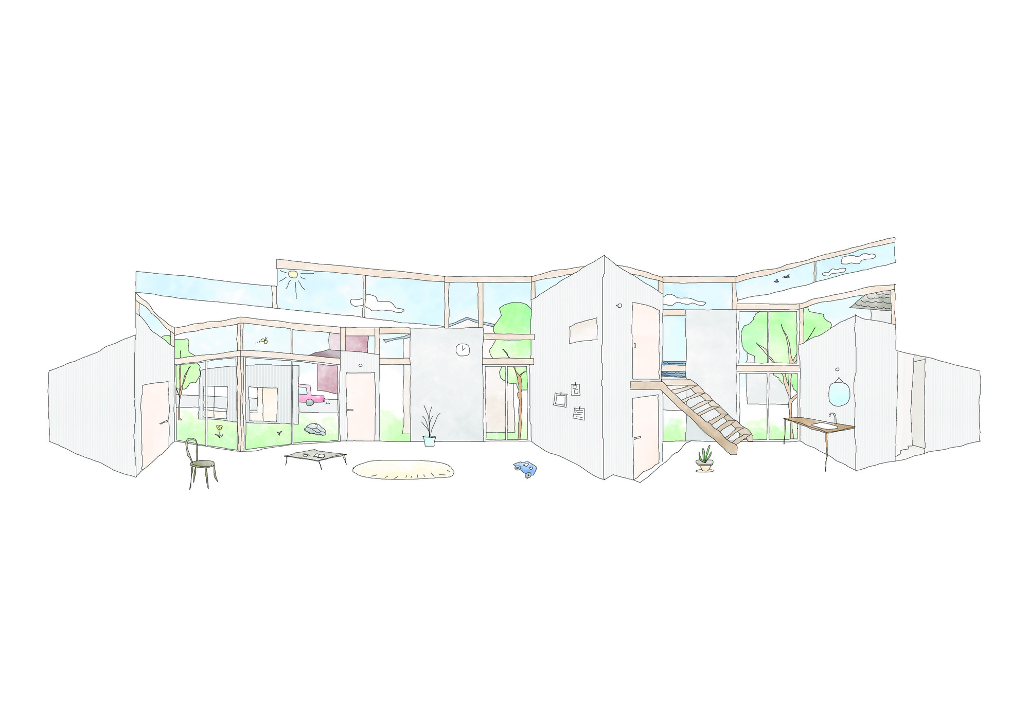 梅之木的房子丨日本丨Hidekazu Kishi Architects-22