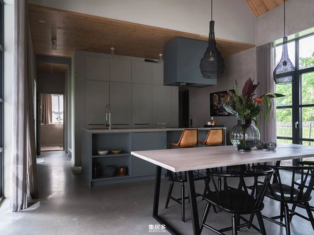 瑞典现代时尚谷仓式乡村小别墅-5