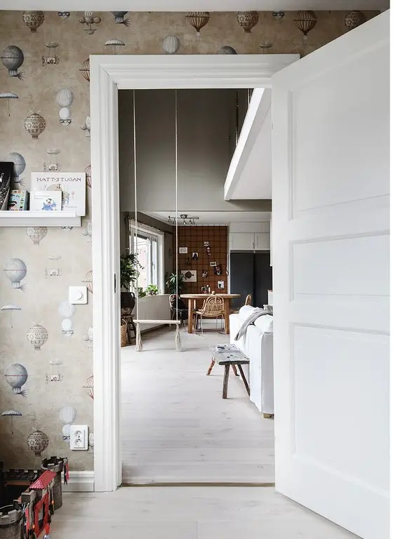 客厅里的秋千 | 打造全家乐享的游戏空间-13