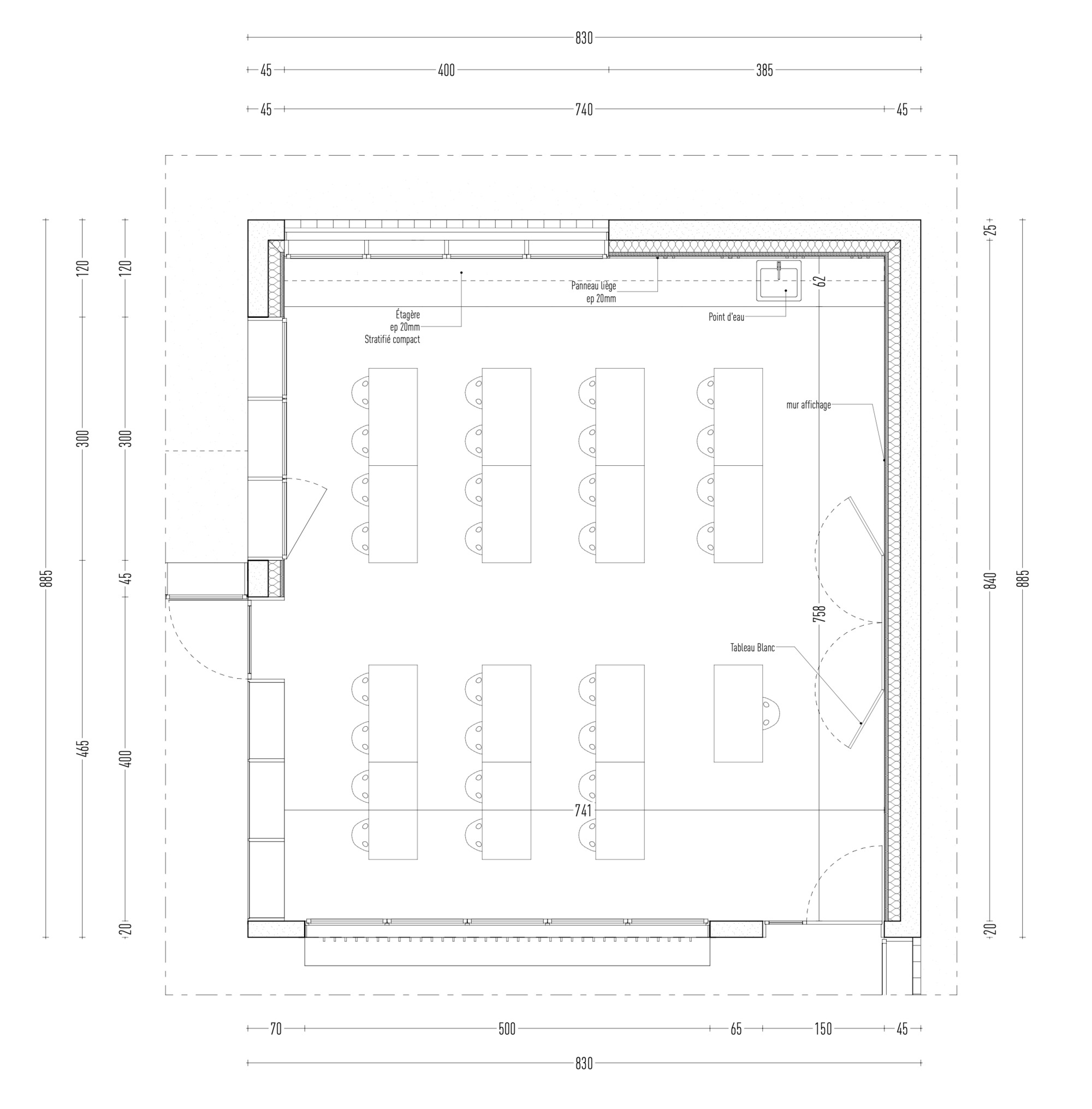 Saint Théoffrey 学校与餐厅丨法国丨STUDIO90-37