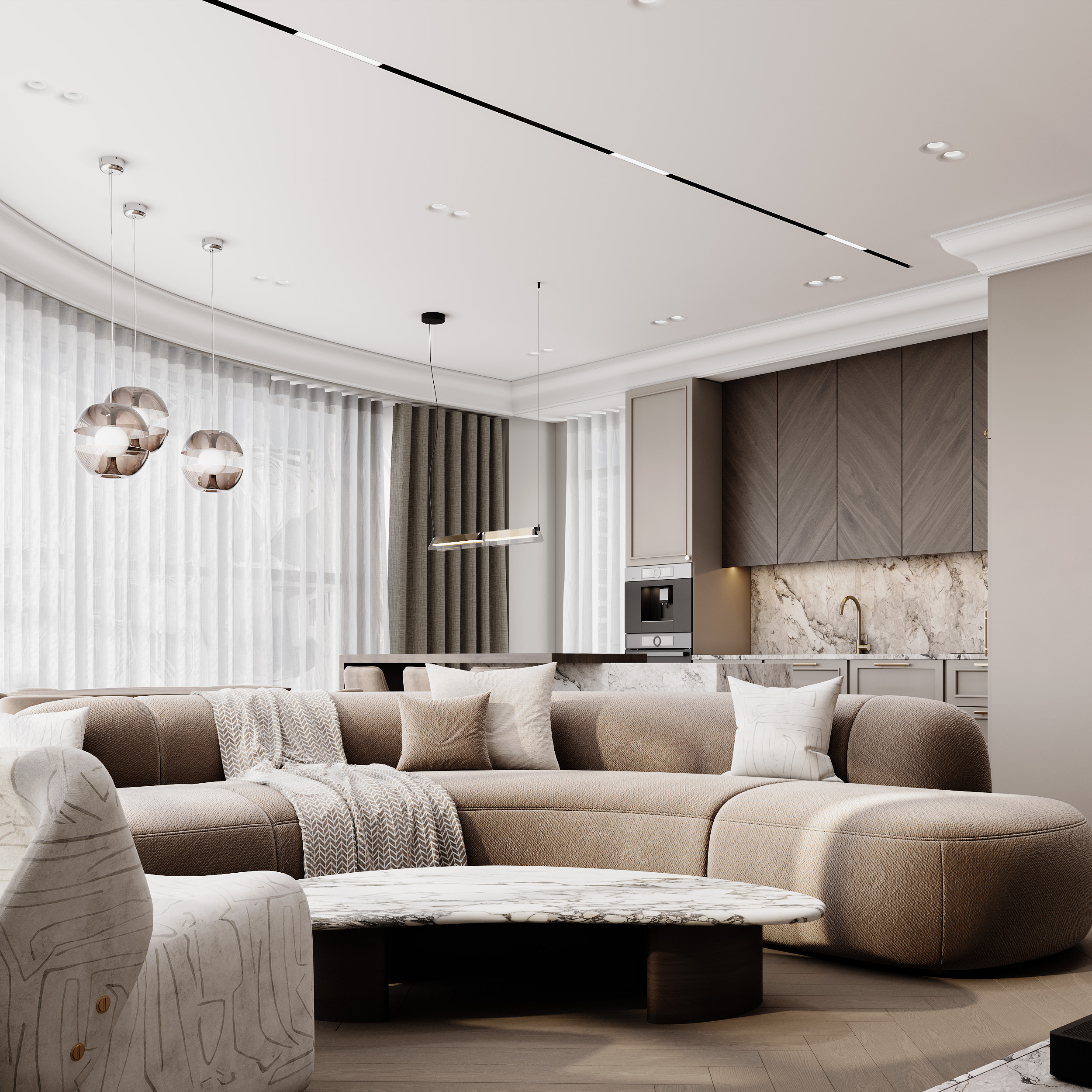 Whispers of Warmth: A Cozy Apartment Interior-4