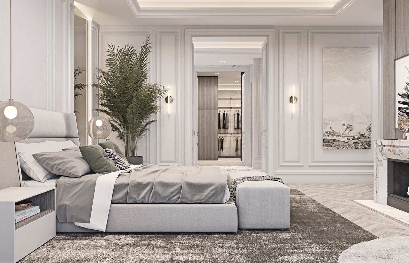 浅色系别墅设计-15