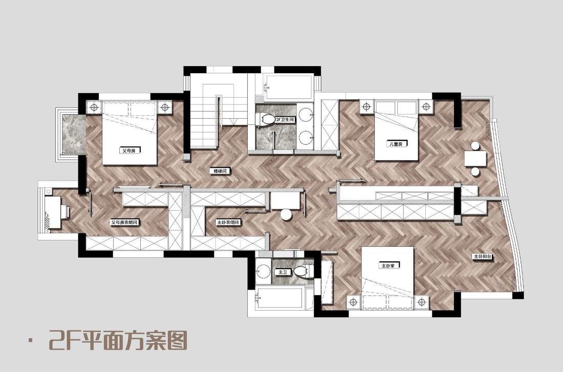 三代同堂共享 200 平复式质感宅，室内设计亮点一一解读-1