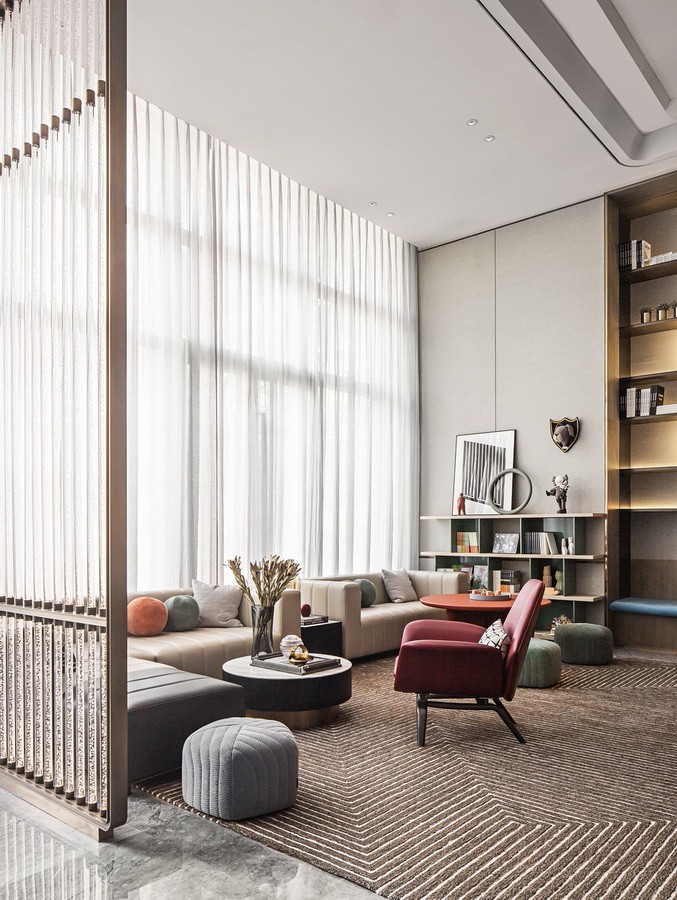 湾区之眼,时代律动——中山万科西湾汇销售中心室内设计-12