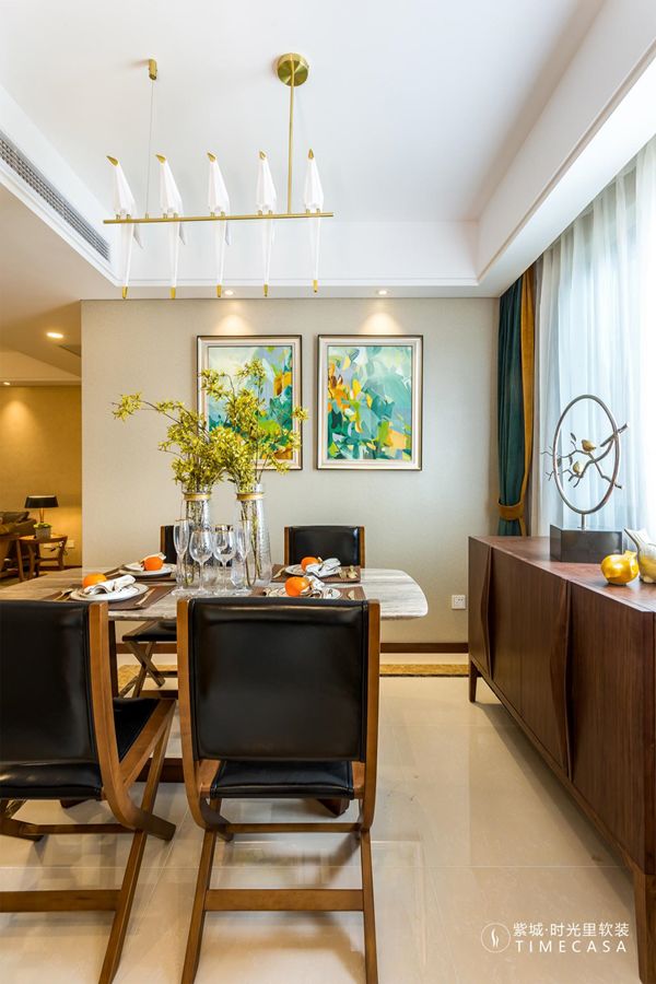 现代简约风,仁恒滨河湾 140 平米家居案例-30