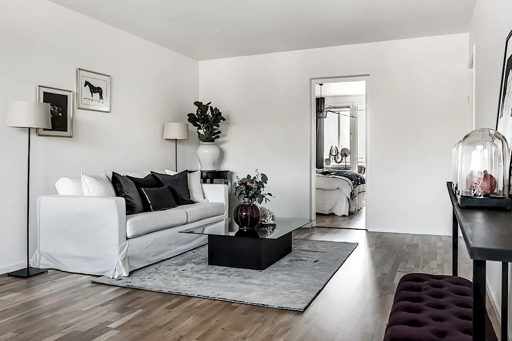 瑞典 47 号公寓的温馨冬季室内设计-23