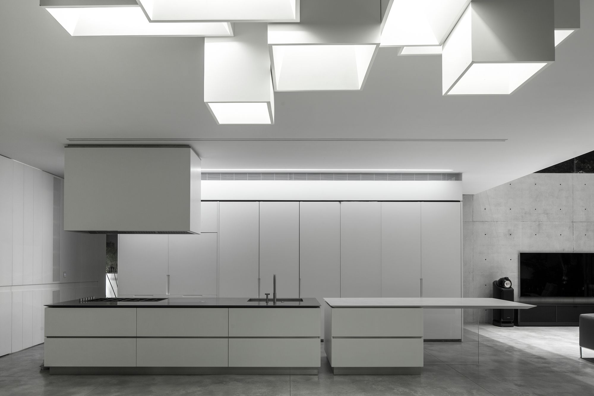 割裂与连接 | 混凝土与玻璃的共生之作-125