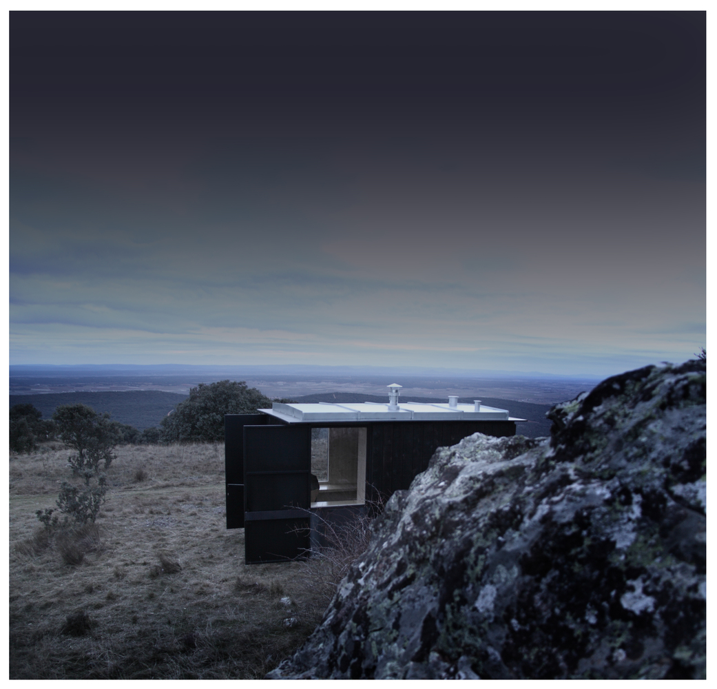 西班牙文化遗址旁的可逆式木钢展馆-46