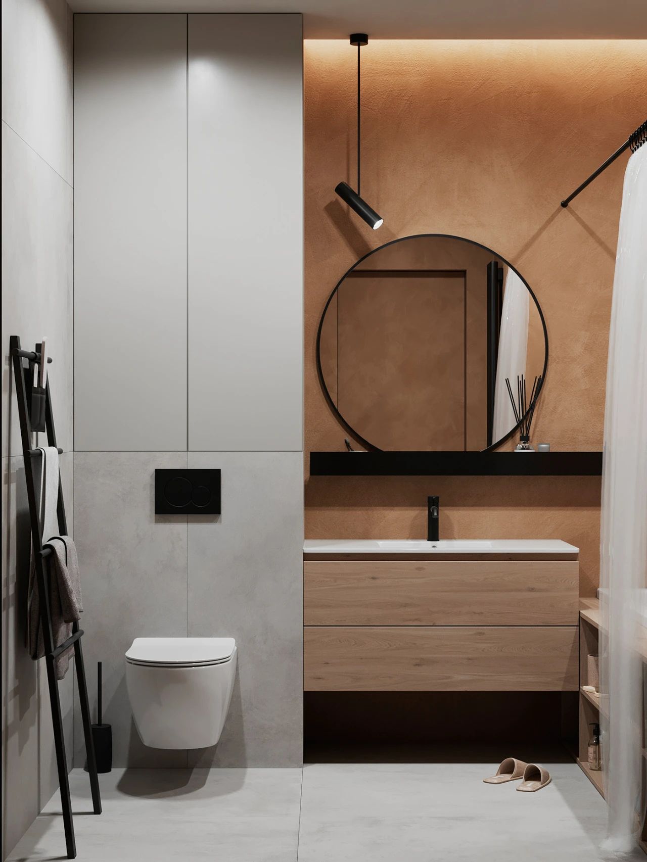 简约之美 · Екатерина Кузнецова 的一居室公寓设计丨Simple Form Interiors-91