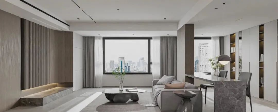 上元湾诗意美宅丨墨白设计-38