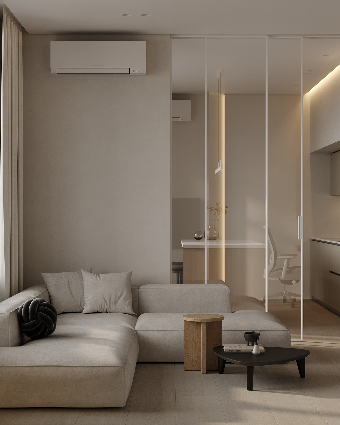 中性色系小空间公寓设计 超有范儿！-4