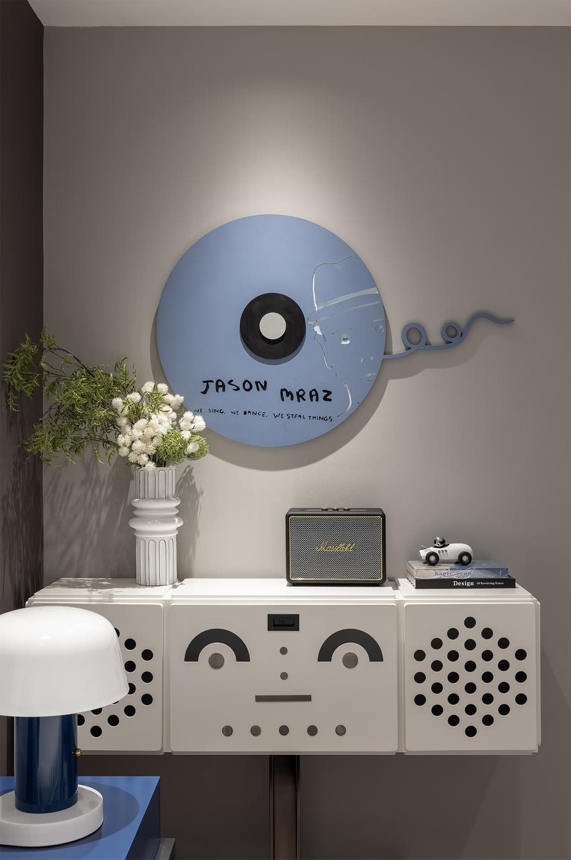 景瑞誉璟潮鸣样板间 | 米奇主题的复古前卫空间-12